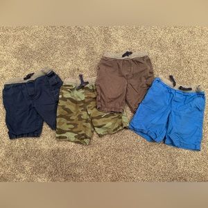 Bundle of 4 pairs boys shorts! Size 6. Carters brand